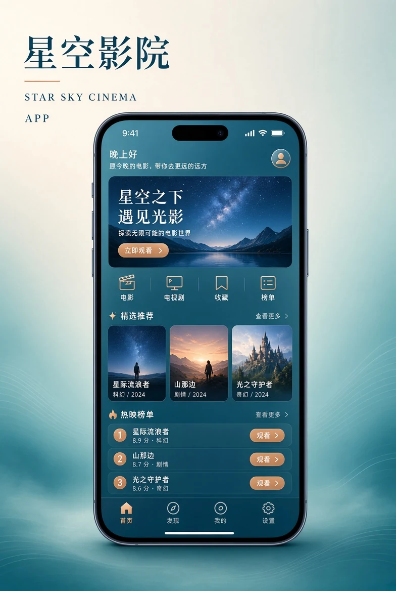 星空影院APP展示